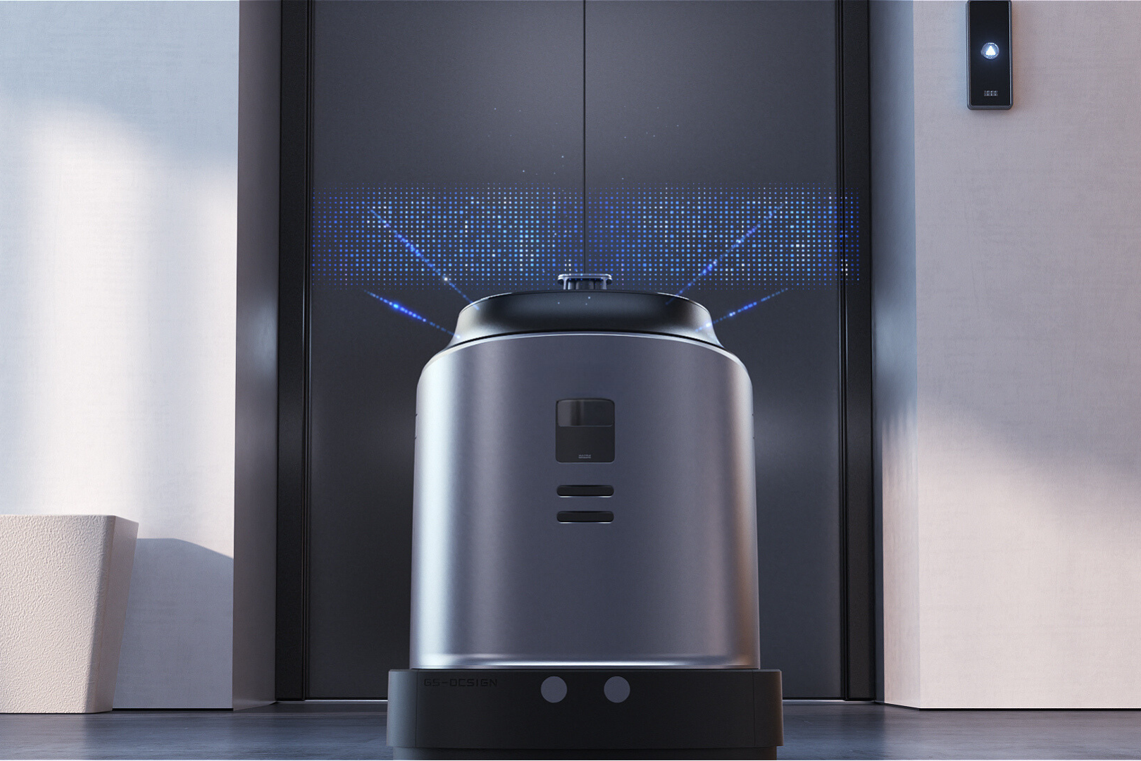 ROSI X All-in-one Robotic floor Cleaner Elevator