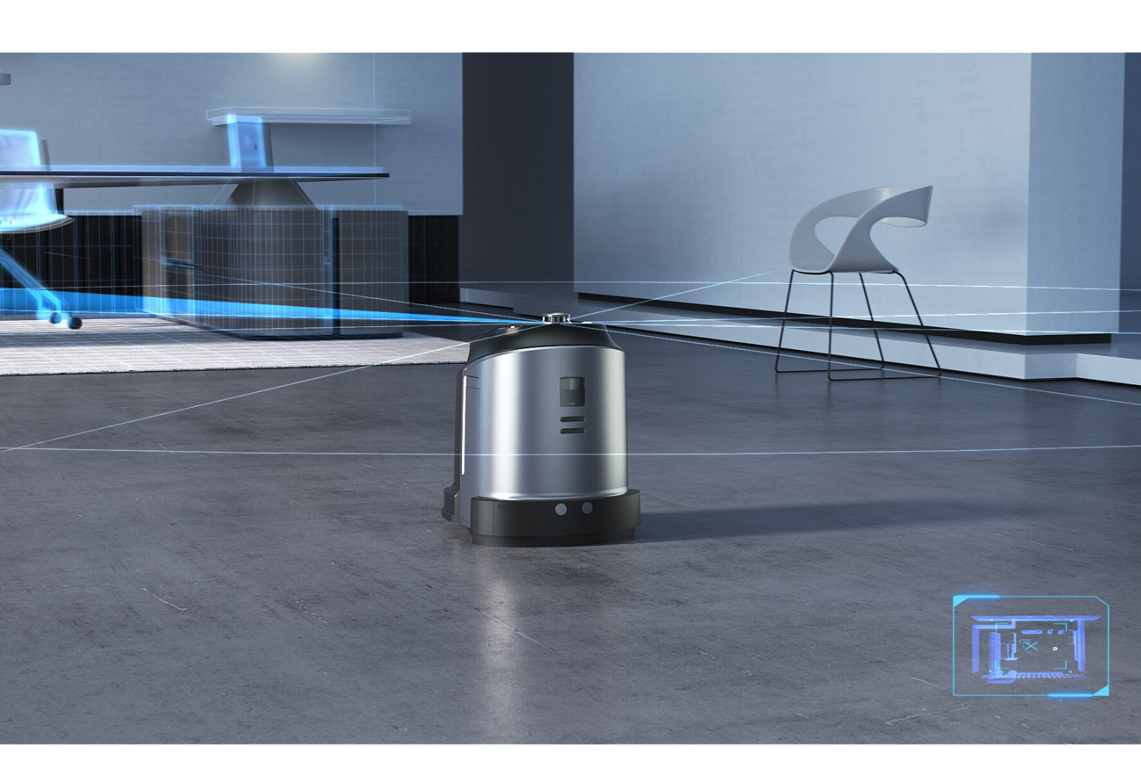 ROSI X All-in-one Robotic floor cleaner sensor technology